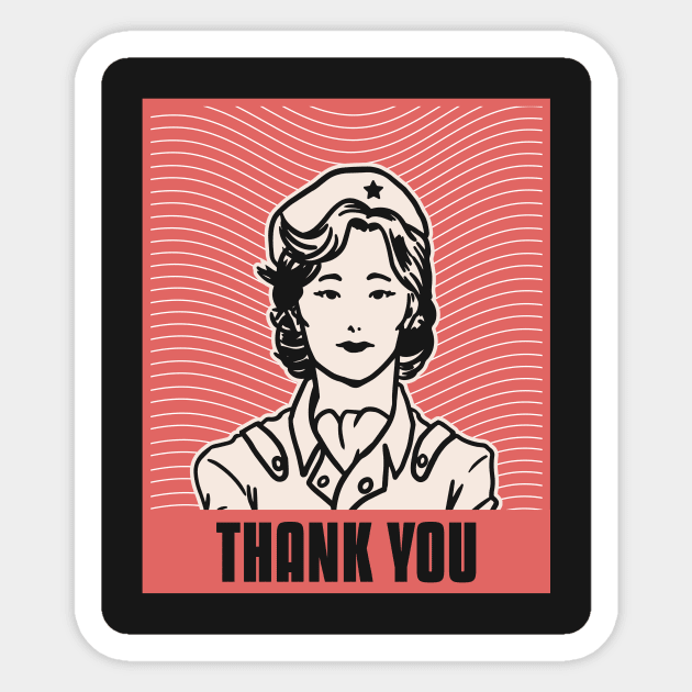 Thank You Sticker by AladdinHub